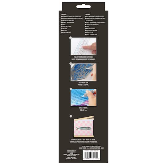 8.5" x 11" Sardine Diamond Art Kit with Wooden Frame by Make Market®